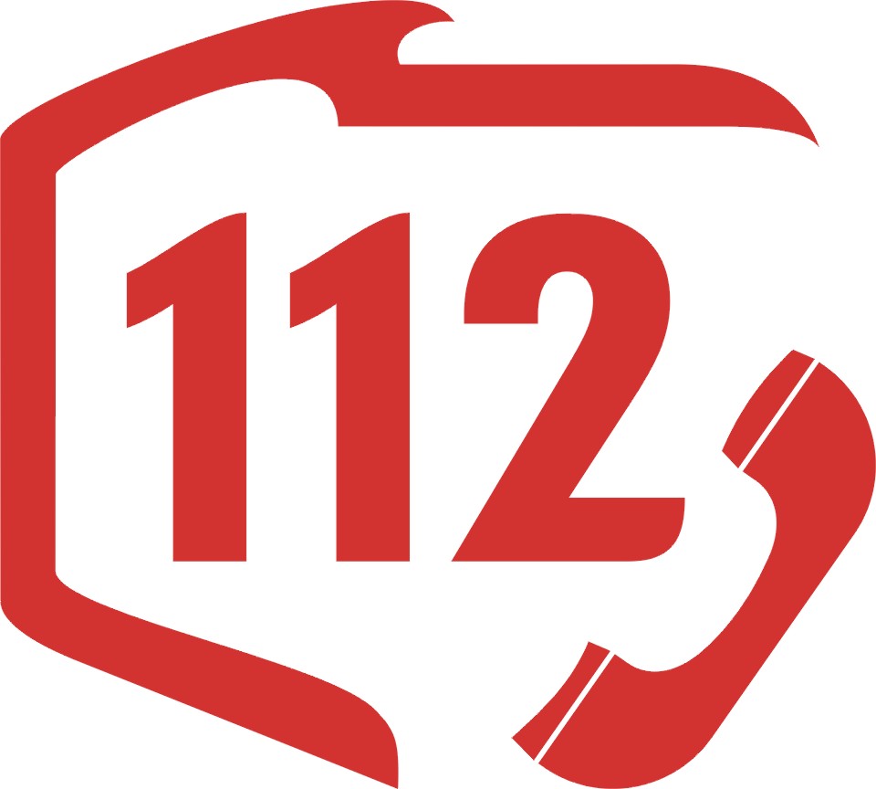 Obraz przedstawiający logotyp Europejskiego Numeru Alarmowego 112